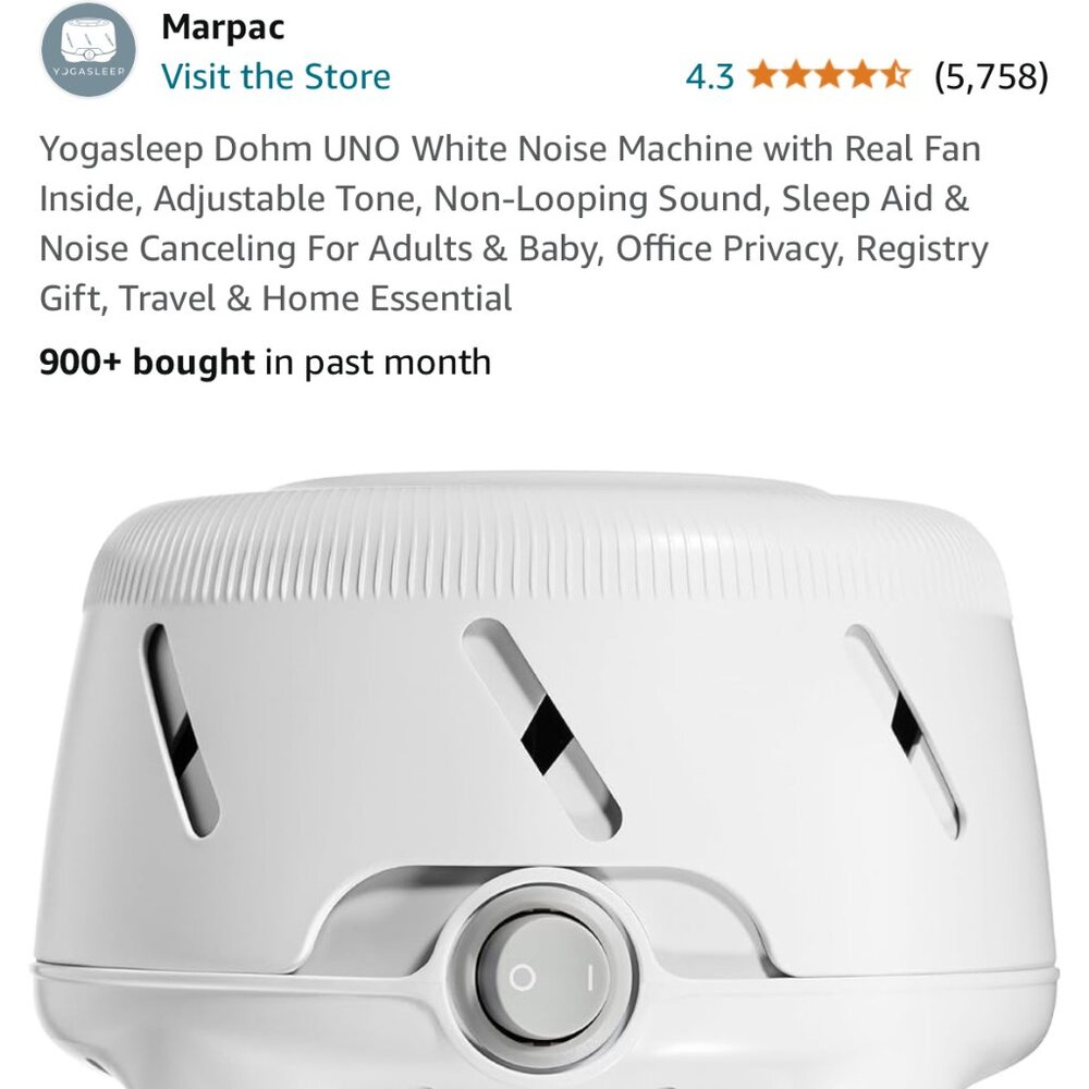 YOGA SLEEP WHITE NOISE MAKER